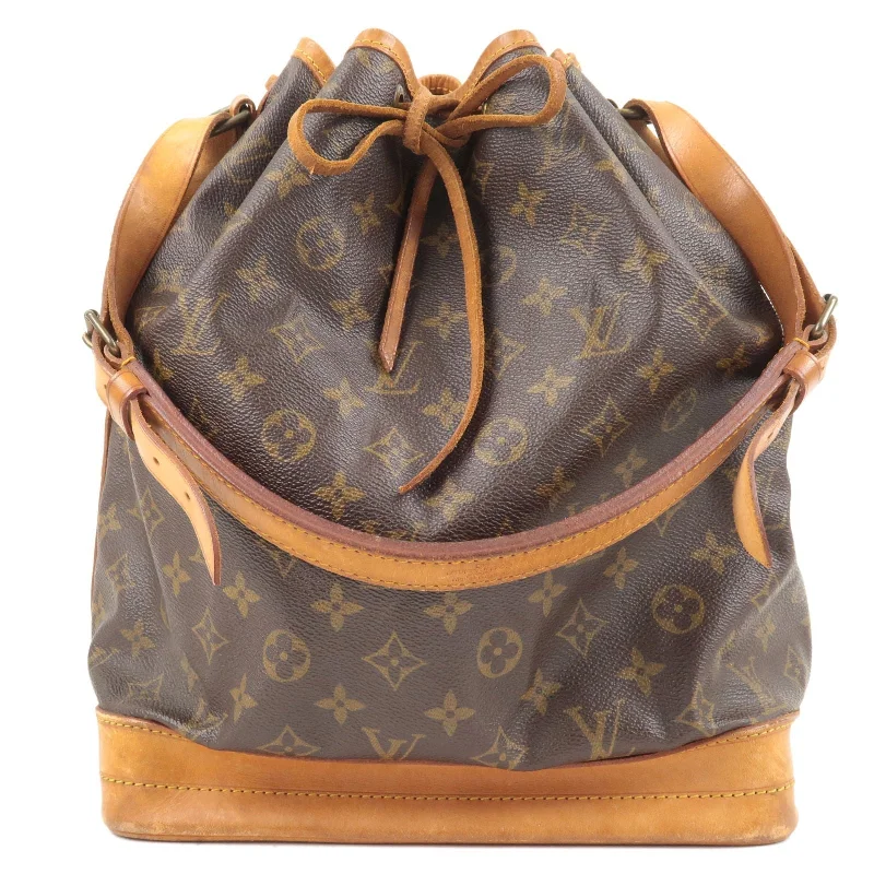 Louis Vuitton tote bags with a spacious interior and multiple pocketsLouis Vuitton Monogram Noe Shoulder Bag Hand Bag M42224