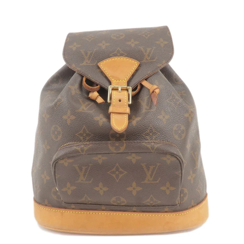 Louis Vuitton backpacks with a multi - pocket organization for functionalityLouis Vuitton Monogram Montsouris MM Back Pack Bag M51136