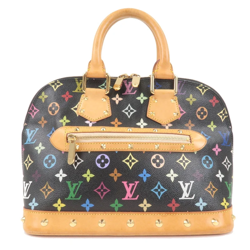 Louis Vuitton Neverfull bags with large capacity for everyday essentialsLouis Vuitton Monogram Multi Color Alma Hand Bag Noir M92646