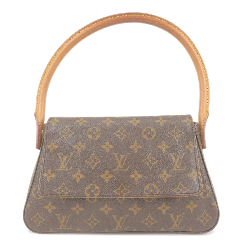 Louis Vuitton Alma bags featuring the signature top - handle designLouis Vuitton Monogram Mini Looping Shoulder Bag M51147