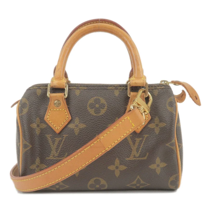 Small - sized Louis Vuitton Pochette Metis bags for a compact carryLouis Vuitton Monogram Mini Speedy Shoulder Bag Boston Bag M41534