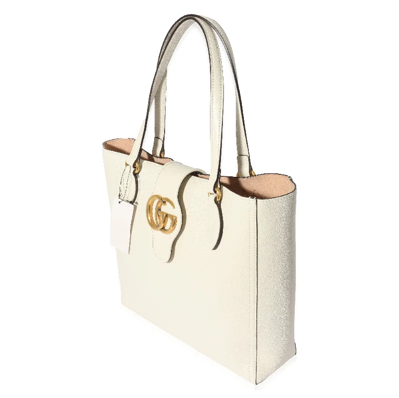 Gucci crossbody bags for women with adjustable leather strapsGucci White Leather New Sakai Small Dahlia Tote