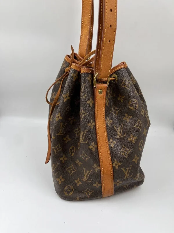 Louis Vuitton bags with a front - flap pocket for quick - access itemsLouis Vuitton Petit Noé Bag