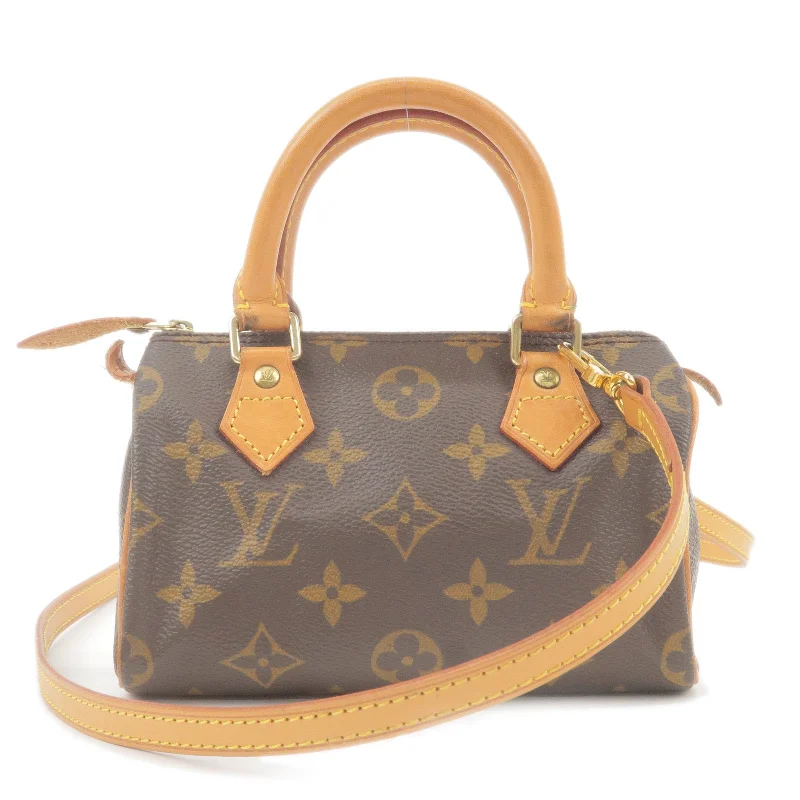 Louis Vuitton Alma bags with a detachable shoulder strap for versatilityLouis Vuitton Monogram Mini Speedy & Strap M41534 J00145