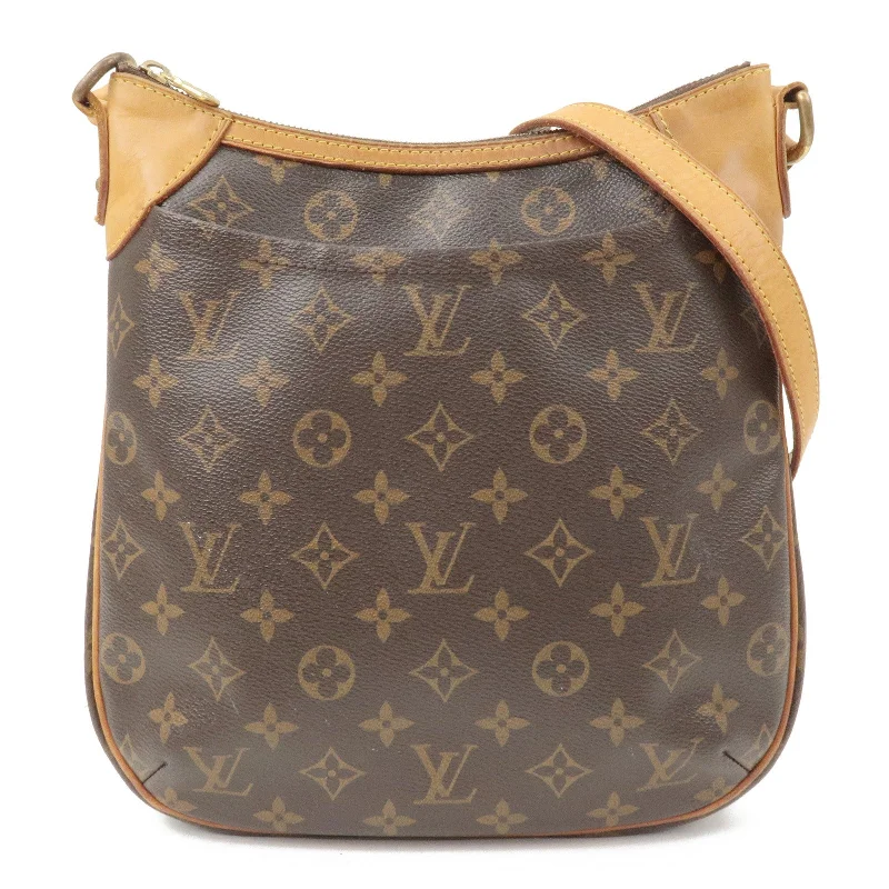 Louis Vuitton Alma bags with a leather - wrapped handle for a luxurious feelLouis Vuitton Monogram Odeon PM Shoulder Bag Brown M56390