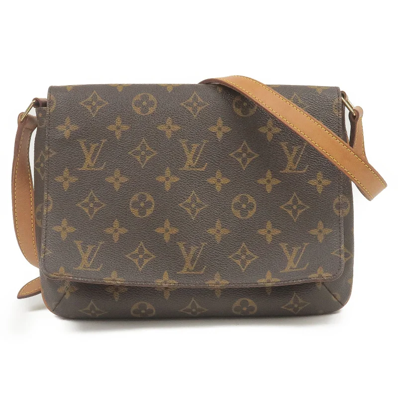 Louis Vuitton tote bags with a double - handle and shoulder - strap optionLouis Vuitton Monogram Musette Tango Short Shoulder Bag M51257