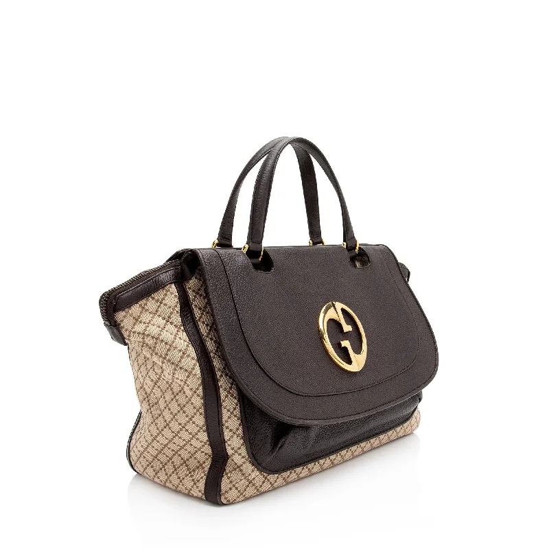 Gucci Marmont bags for women with quilted leather exteriorsGucci Diamante Canvas 1973 Medium Tote (uEOrw8)