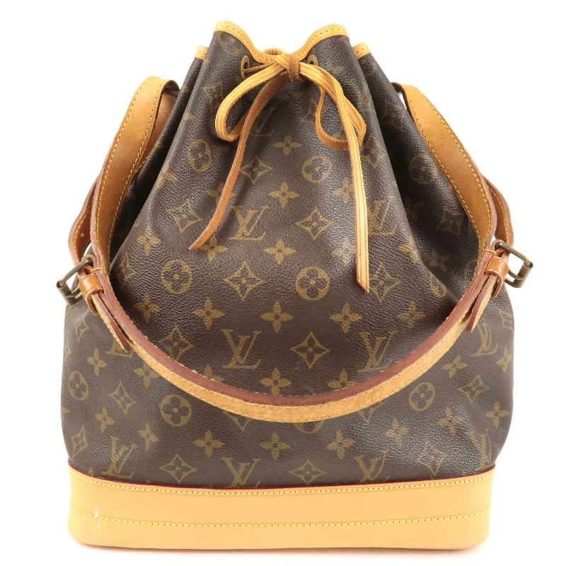 Louis Vuitton crossbody bags with a woven leather strap for textureLouis Vuitton Monogram Noe Shoulder Bag Hand Bag M42224