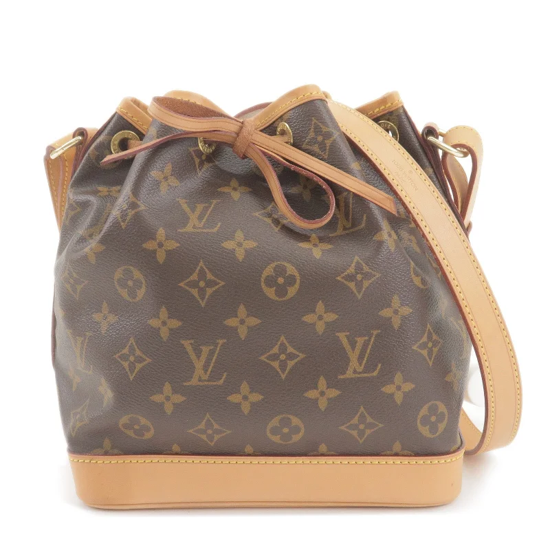 Louis Vuitton tote bags with a double - handle and shoulder - strap optionLouis Vuitton Monogram Noe BB Shoulder Bag Hand Bag M40817