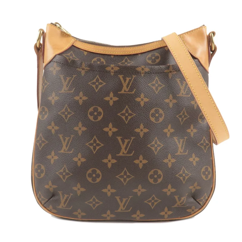 Louis Vuitton crossbody bags with adjustable shoulder straps for comfortLouis Vuitton Monogram Odeon PM Shoulder Bag Brown M56390