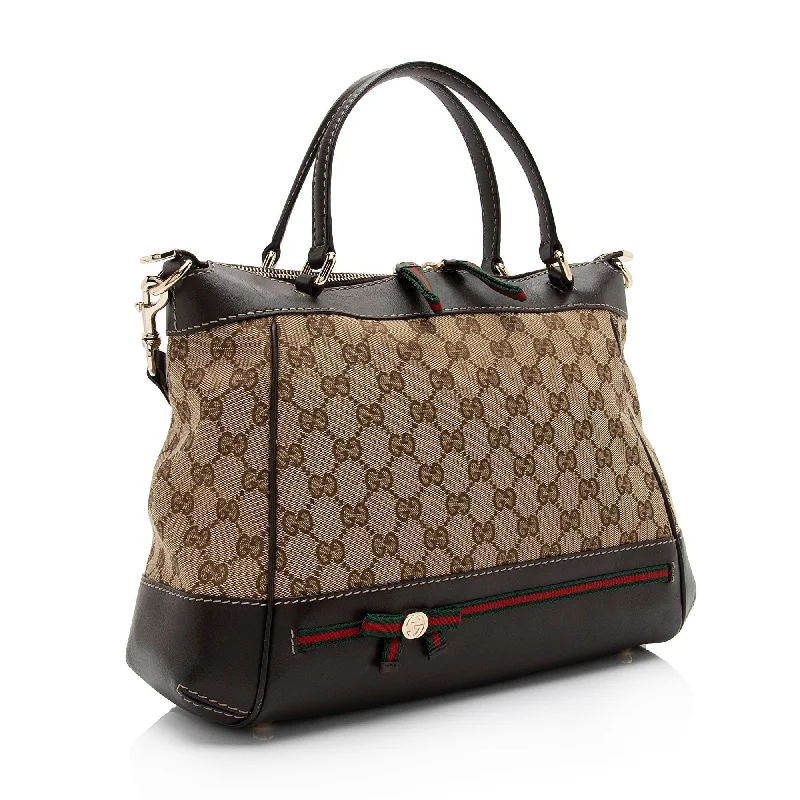 Gucci Dionysus bags for women with tiger - head claspsGucci GG Canvas Mayfair Tote (SHF-cdridS)