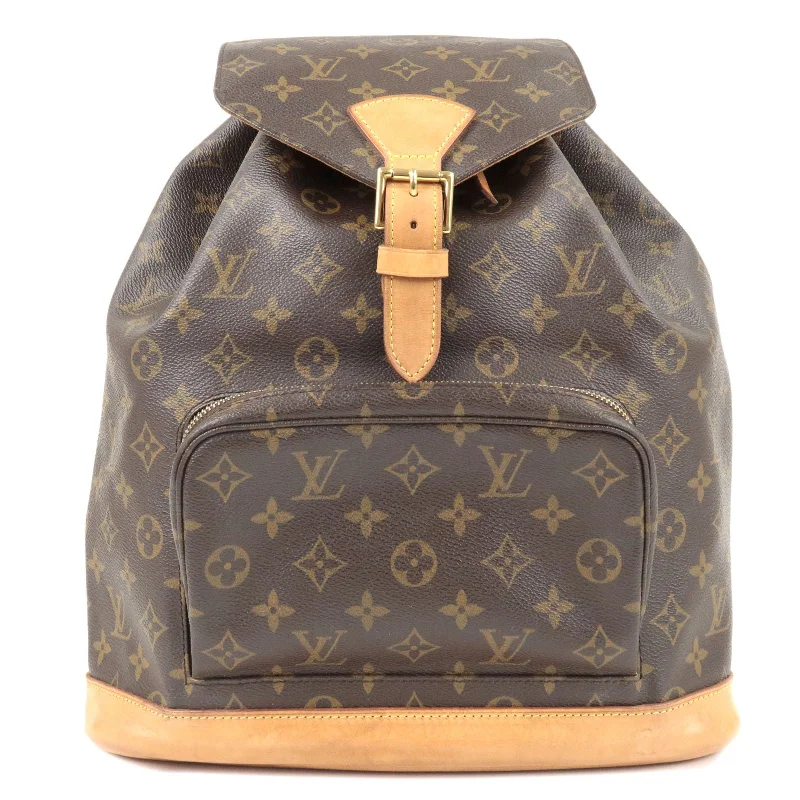 Louis Vuitton crossbody bags with adjustable shoulder straps for comfortLouis Vuitton Monogram Montsouris GM Back Pack M51135