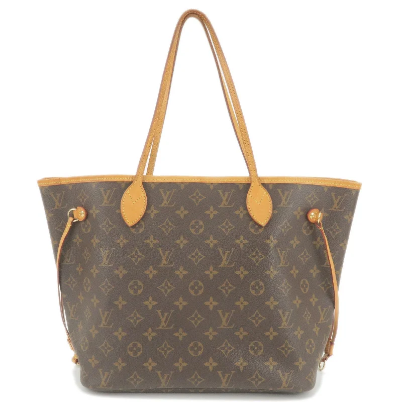 Louis Vuitton crossbody bags with a printed floral pattern for femininityLouis Vuitton Monogram Neverfull MM Tote Bag Hand Bag M40995