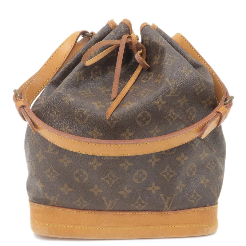 Louis Vuitton bags with a zip - around closure for enhanced securityLouis Vuitton Monogram Noe Shoulder Bag Hand Bag M42224