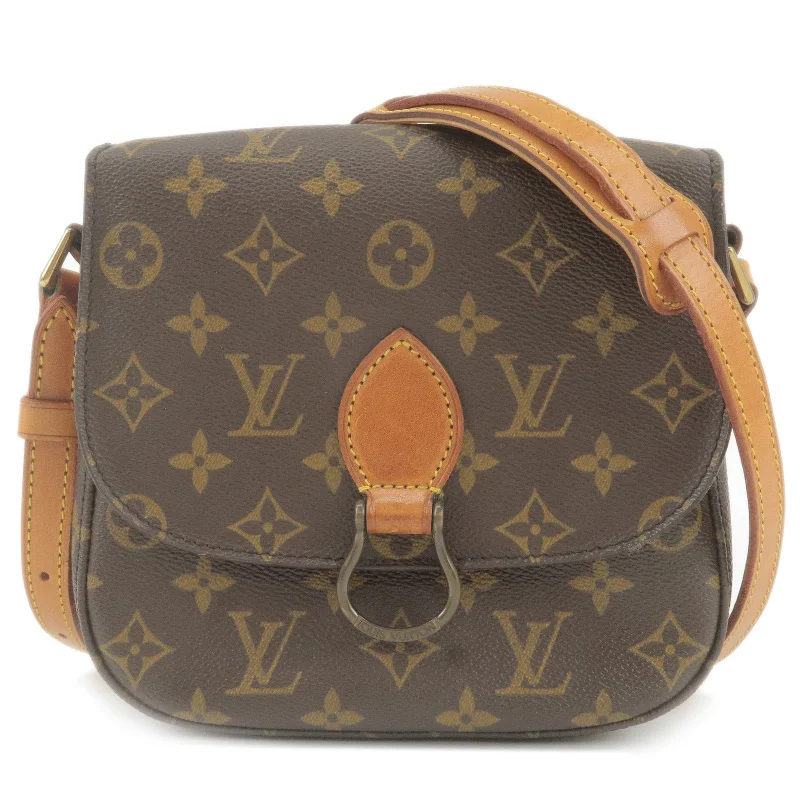 Louis Vuitton handbags with a metal - framed clasp for durabilityLouis Vuitton Monogram Mini Saint Cloud PM Shoulder Bag M51244