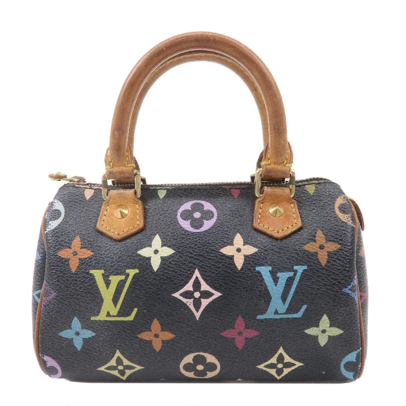 Ladies Louis Vuitton Capucines bags with a detachable shoulder strapLouis Vuitton Monogram Multi Color Mini Speedy Mini Bag M92644