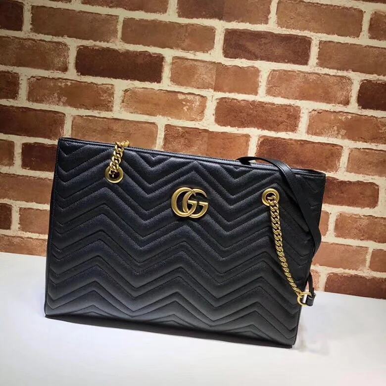 Women Gucci bags with a snap - button closure and a decorative charmWF - Gucci Bags - 1213