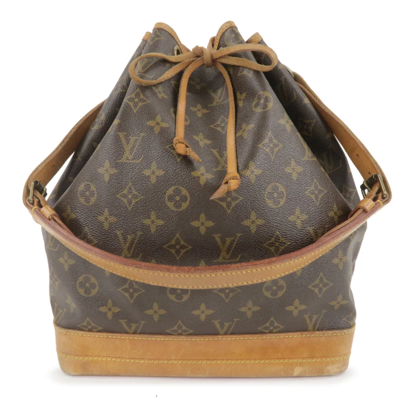 Louis Vuitton crossbody bags with a keychain holder for practicalityLouis Vuitton Monogram Noe Shoulder Bag Hand Bag Brown M42224