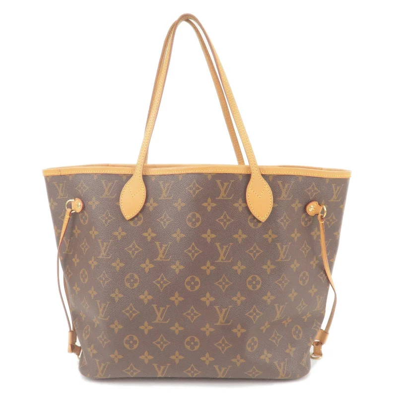 Louis Vuitton bags with a zippered interior pocket for better organizationLouis Vuitton Monogram Neverfull MM Tote Bag Pivoine M41178