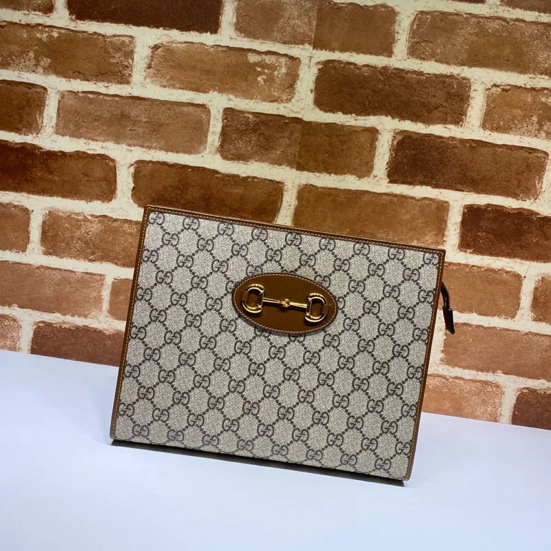 Women Gucci bags with a chain - link trim and a leather bodyWF - Gucci Bags - 11977