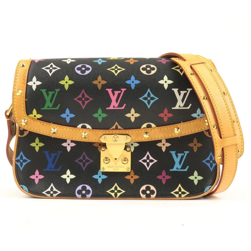 Ladies Louis Vuitton shoulder bags with a magnetic - closure flap for easeLouis Vuitton Monogram Multi Color Sologne Shoulder Bag M92639