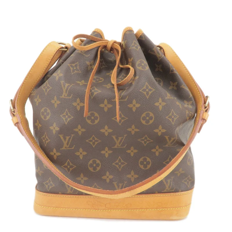 Louis Vuitton tote bags with a double - handle and shoulder - strap optionLouis Vuitton Monogram Noe Shoulder Bag Hand Bag M42224