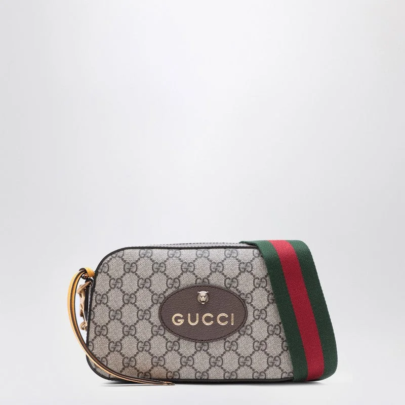 Gucci handbags for women with a metal - framed claspGucci Neo Vintage Gg Supreme Bag Men