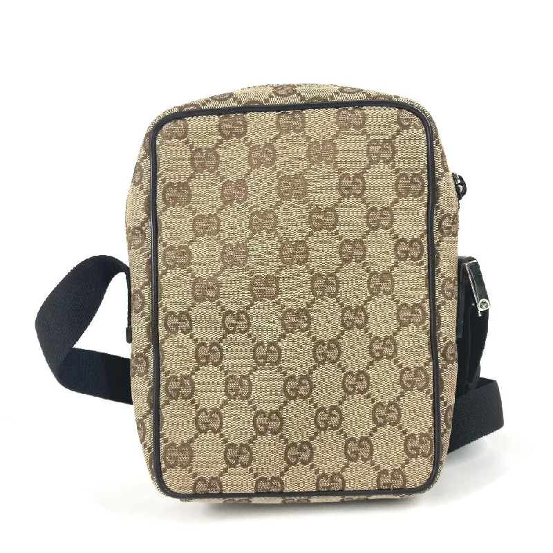 Gucci Marmont bags for women with gold - toned hardwareGUCCI Shoulder Bag 018 1619 Canvas / leather beige Pochette GG Women Secondhand