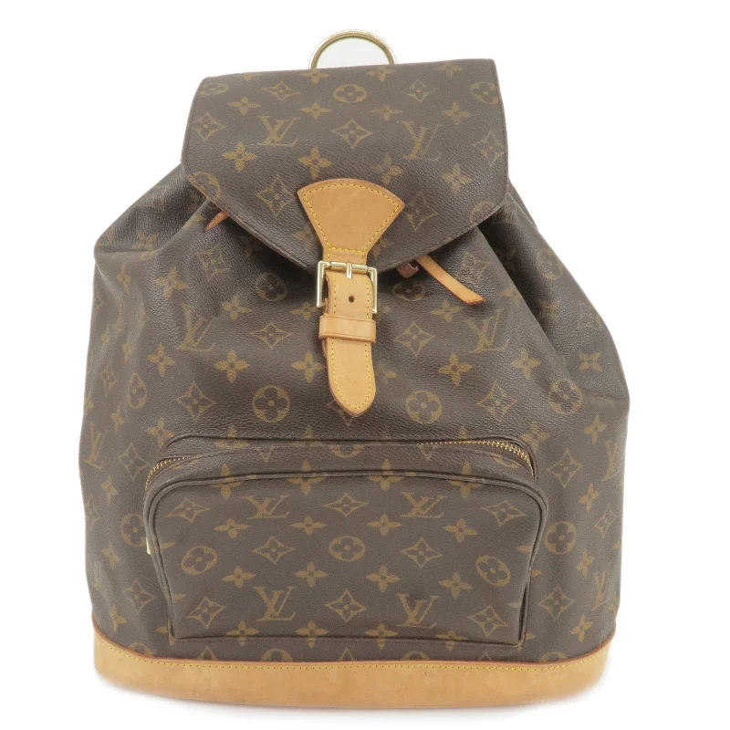 Louis Vuitton Alma bags featuring the signature top - handle designLouis Vuitton Monogram Montsouris GM Back Pack M51135