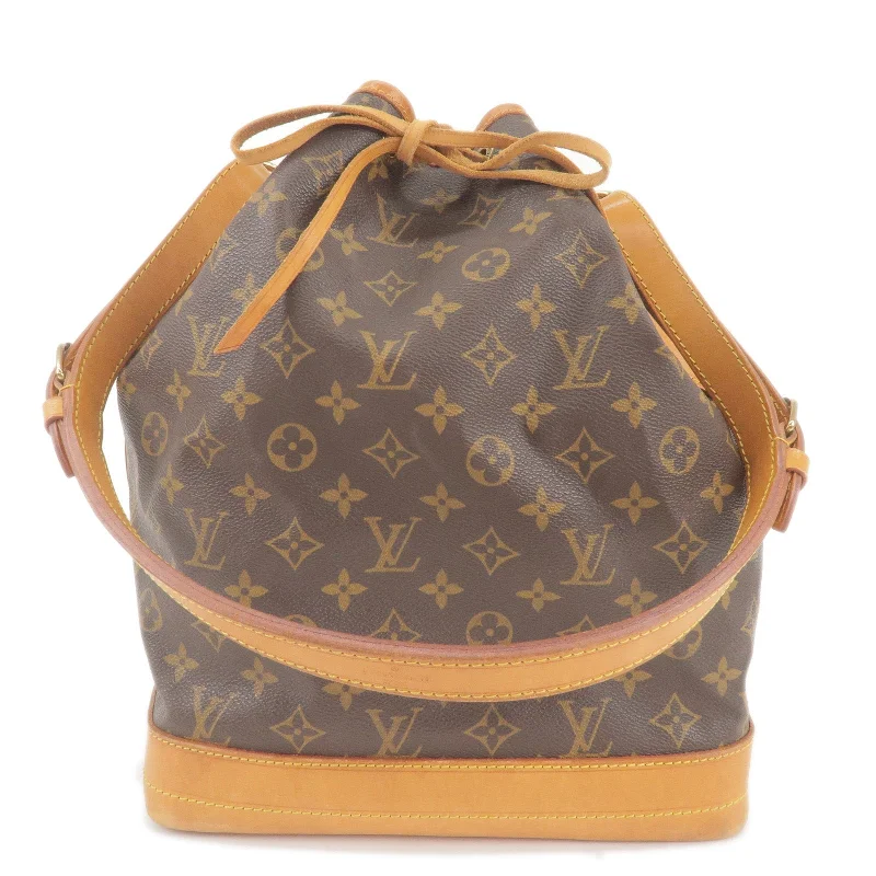 Louis Vuitton handbags with a metal - framed clasp for durabilityLouis Vuitton Monogram Noe Shoulder Bag Hand Bag M42224