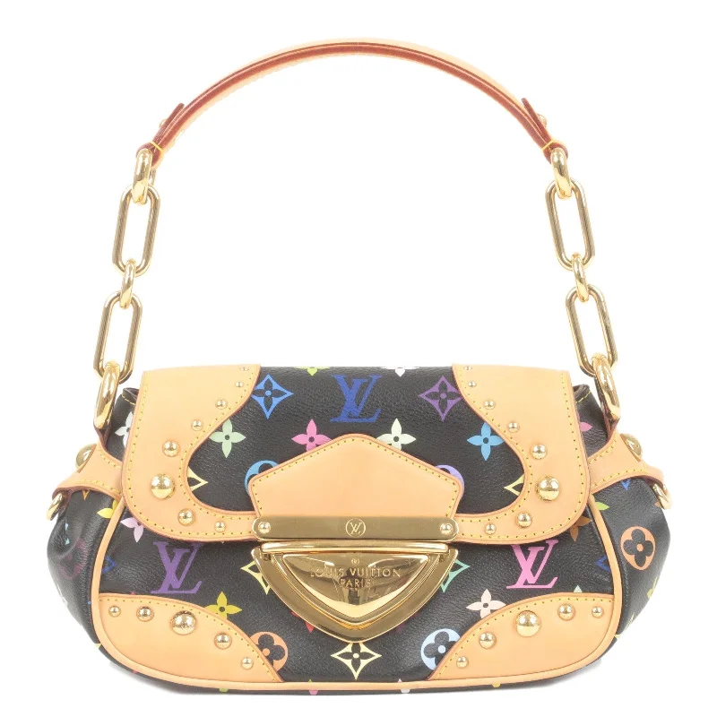 Louis Vuitton Twist bags with a contrast - colored interior for visual interestLouis Vuitton Monogram Multi Color Marilyn Hand Bag M40128