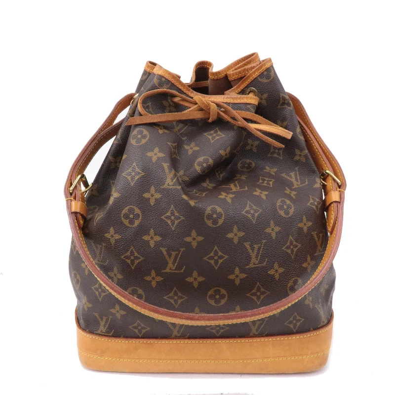 Small - sized Louis Vuitton Pochette Metis bags for a compact carryLouis Vuitton Monogram Noe Shoulder Bag Hand Bag Brown M42224