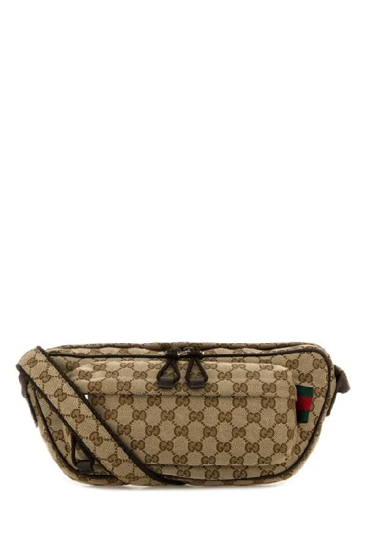 Women Gucci bags with a detachable mobile phone holderGucci Men Original Gg Fabric Crossbody Bag