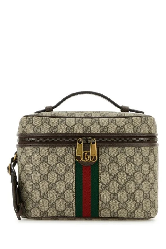 Women Gucci bags with a zip - around closure for securityGucci Men Toiletry Case T.Gg Sup/Doll.Pi