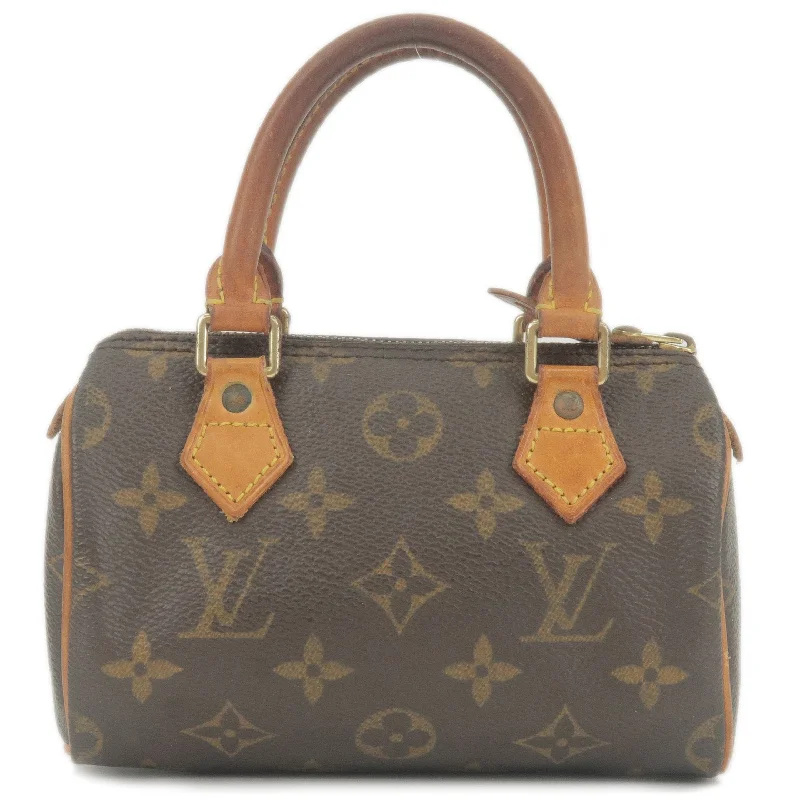 Louis Vuitton Speedy bags in monogram canvas for a classic lookLouis Vuitton Monogram Mini Speedy Mini Hand Bag M41534