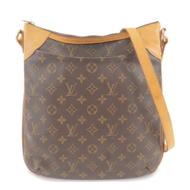 Louis Vuitton bags with a detachable mobile phone holder for convenienceLouis Vuitton Monogram Odeon MM Shoulder Bag M56389