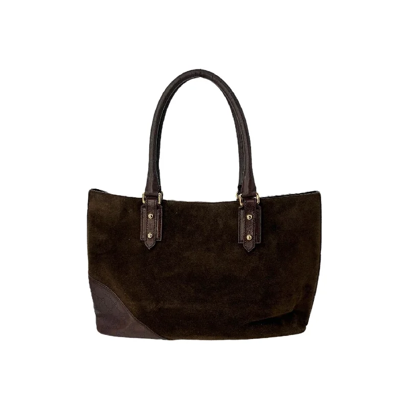 Gucci handbags for women with a patent - leather finishGucci Suede Hasler Horsebit Tote