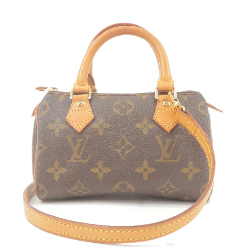 Louis Vuitton backpacks with a sleek, minimalist design for styleLouis Vuitton Monogram Mini Speedy & Strap M41534 J00145