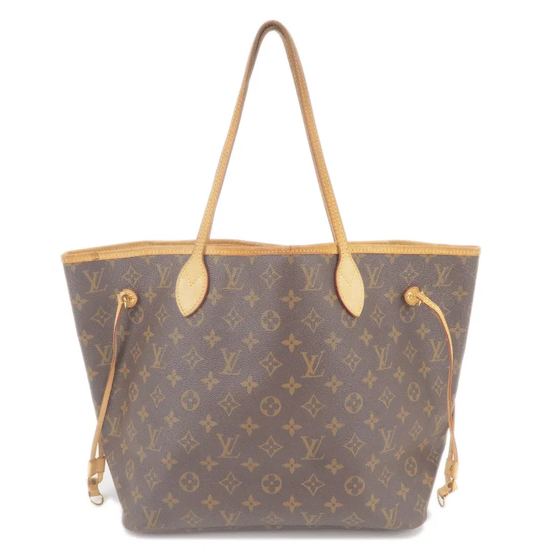 Louis Vuitton Alma bags with a leather - wrapped handle for a luxurious feelLouis Vuitton Monogram Neverfull MM Tote Bag Hand Bag M40156