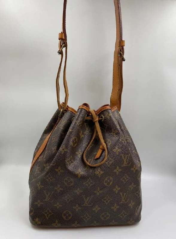 Louis Vuitton Alma bags with a leather - wrapped handle for a luxurious feelLouis Vuitton Petit Noé Bag