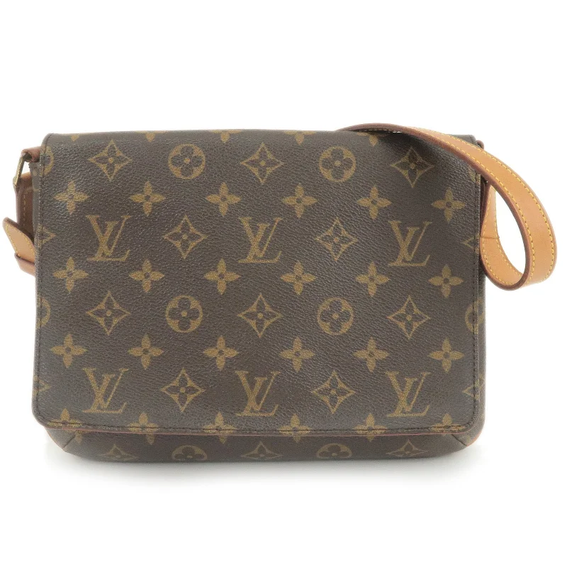 Louis Vuitton backpacks with a padded back panel for comfort during long - wearLouis Vuitton Monogram Musette Tango Short Bag M51257