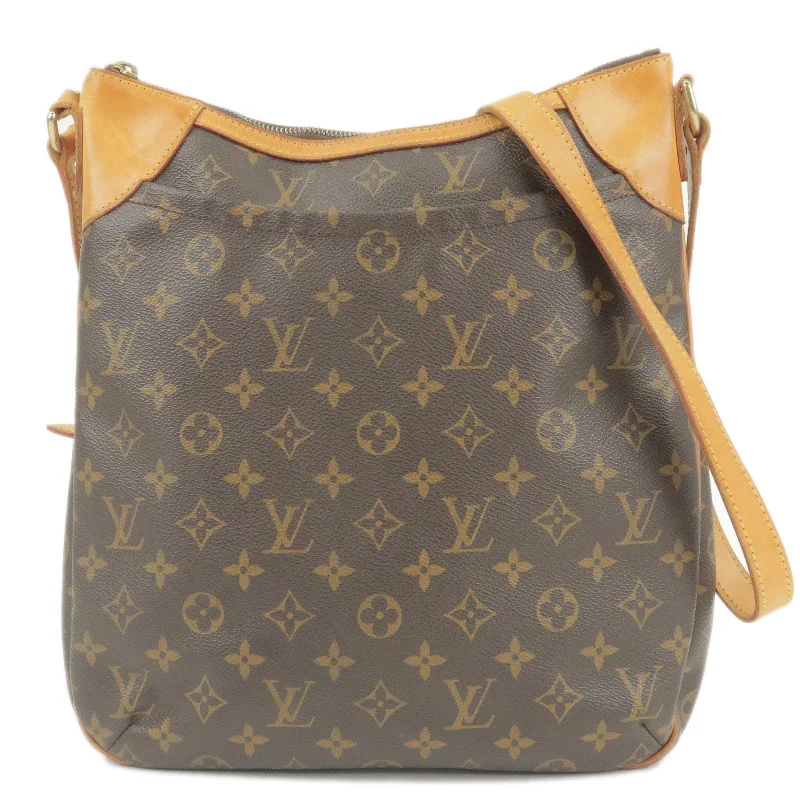 Louis Vuitton Alma bags with a monogram - embossed leather surfaceLouis Vuitton Monogram Odeon MM Shoulder Bag Hand Bag M56389