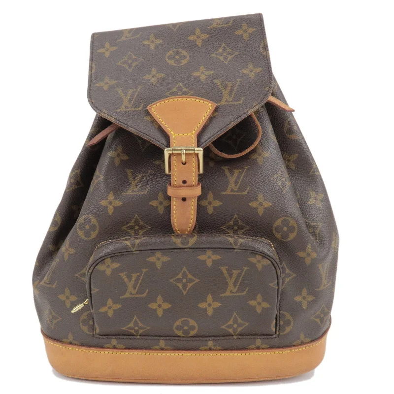 Louis Vuitton crossbody bags with adjustable shoulder straps for comfortLouis Vuitton Monogram Montsouris MM Back Pack Bag M51136