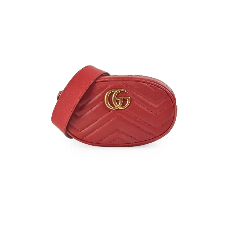 Gucci Dionysus bags for women with tiger - head claspsGucci Marmont Belt Bag Red