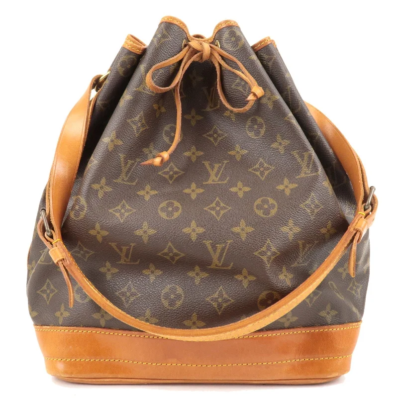 Ladies Louis Vuitton shoulder bags with a single - handle silhouetteLouis Vuitton Monogram Noe Shoulder Bag Hand Bag M42224