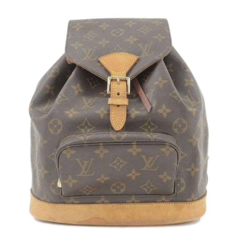 Louis Vuitton Alma bags featuring the signature top - handle designLouis Vuitton Monogram Montsouris MM Back Pack Bag M51136