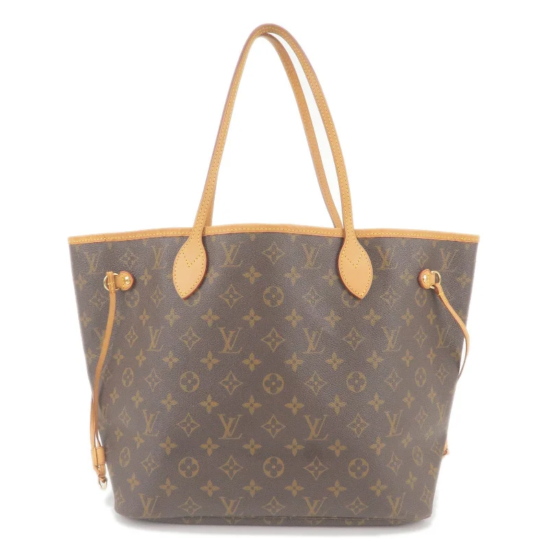 Ladies Louis Vuitton shoulder bags with a single - handle silhouetteLouis Vuitton Monogram Neverfull MM Tote Bag M40156