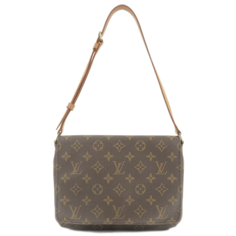 Louis Vuitton bags with a detachable mirror inside for on - the - go touch - upsLouis Vuitton Monogram Musette Tango Short Shoulder Bag M51257