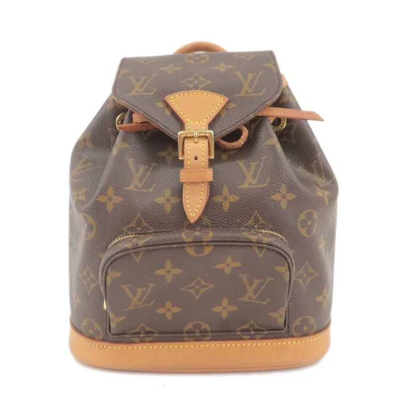 Louis Vuitton crossbody bags with a keychain holder for practicalityLouis Vuitton Monogram Mini Montsouris Back Pack Bag M51137