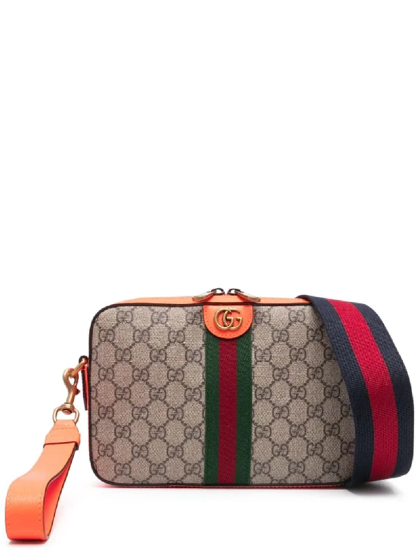 Gucci handbags for women with a patent - leather finishGucci Men Ophidia Gg Crossbody Bag